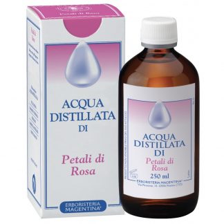 Acqua Distillata Petali di Rosa Erboristeria Magentina 250 ml