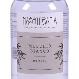 Ricarica Essenza per Diffusore a Bastoncini Muschio Bianco Nasoterapia 250 ml